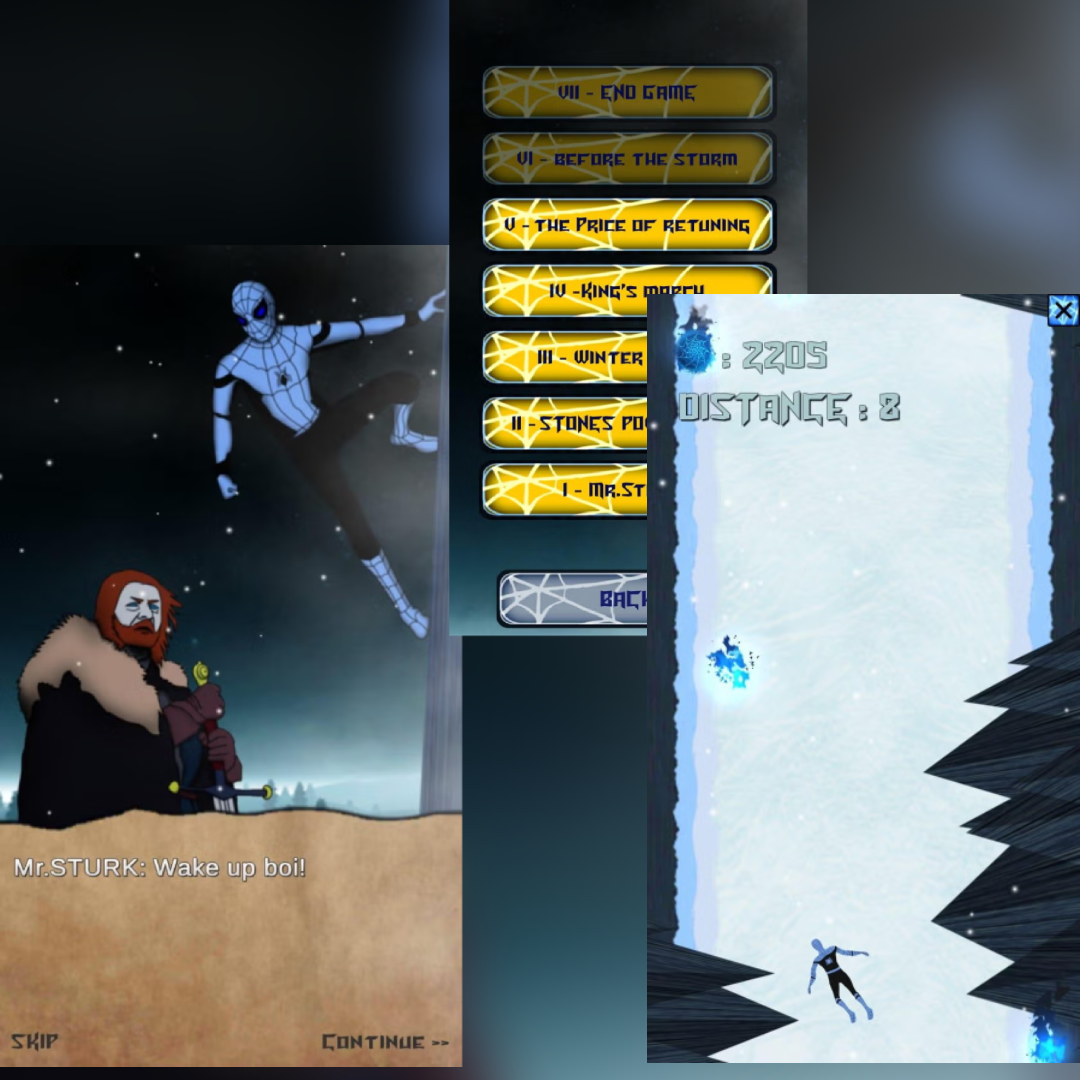 White Spider: 2D MCU and Game Of Thrones Crossover Adventure.